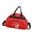 thumbnail image 4 of Bolsa de baile con compartimento para zapatos, portátil, ligera, resistente y práctica, ideal para niñas, ropa, zapatos y deportes de baile. Rojo, 4 of 8