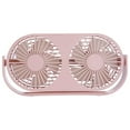 thumbnail image 2 of Oefntac Savings Small Desk Fan Desktop Double-Headed,Dual-Blade Aromatherapy Fan,Usb Rechargeable Tabletop Fan with Aromatherapy Tablet in 3 Speeds Small Fan, 2 of 8