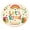 B, variant on 23.62in Kids Round Reading Corner Rug - Colorful Book Themed Circular Play Mat with Soft Velvet, Non Educational Carpet for Bedroom Playroom Classroom