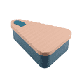 thumbnail image 3 of Conteneur de Rangement pour Restes de Pizza, Boîte Organisatrice de Pizza Économise de l'Espace Conteneur de Rangement Réutilisable en Trancheuse Bleu, 3 of 10