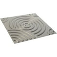 thumbnail image 6 of Ekena Millwork 19 5/8"W x 19 5/8"H Spiral EnduraWall Decorative 3D Wall Panel, Textured Metallic Silver (Covers 2.67 Sq. Ft.), 6 of 6