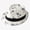 WHITE, variant on Coconut Print Straw Hat for Men, Summer Beach Sun Protection Cap with Brim, Breathable Lightweight British Style Jazz Hat for Daily Commute Seaside Vacation, Multiple Colors