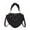 black, variant on Leather Purses for Women,Portable Heart Purse,Structured Small Purses for Women Crossbody,Black