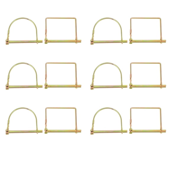 NUOLUX Pin Pin Couplerwire Lock Safety Trailers Round Hitch Retainer Farm Trailers Trailer Garden Lawn Farm Locking Shaft Lawn