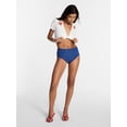 thumbnail image 2 of Kacey Lee Women's Swim Tie Front Coverup Top, Sizes XS-XXL, 2 of 5