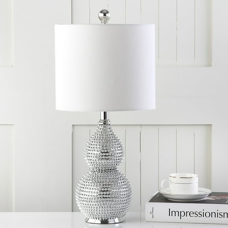 - Safavieh Clarabel 20 In. High Table Lamp, Silver