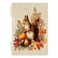 thumbnail image 2 of Wirebound Notebook Hardcover Spiral Notebooks Cute Squirrel with Acorns, 60 Pages, 80 GSM, 5.7 x 8.3in, 2 of 7