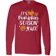 thumbnail image 3 of Inktastic Thanksgiving It's Pumpkin Season Y'all with Fall Leaves Long Sleeve T-Shirt, 3 of 5