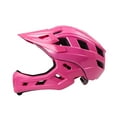 thumbnail image 1 of Casco de ciclismo para niños, casco de ciclismo con forro desmontable, casco completo conmutable para niños y medio casco, casco de monopatín para Rosa, 1 of 8