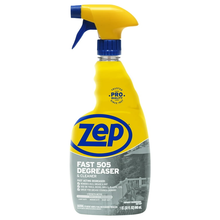 Zep Fast 505 Degreaser & Cleaner, 32 oz. Case of 4, Removes Oils