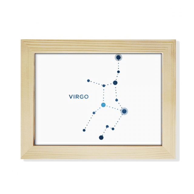 Virgo Constellation Sign Zodiac Desktop Photo Frame Picture Art Decoration Painting 6x8 inch