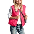 thumbnail image 7 of Bixock Toddler Girls Puffer Vests Girls Zip Up Jackets Kids Fleece Vests Waistcoat Outerwear Sleeveless Crew Neck Padded Thermal Daily Jacket for Kids 2-14Years, 7 of 7