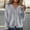 ZC-Gray, variant on Fartey Women's Zip Up Cardigan Sweater Knit Cable Long Sleeve Jackets Soft Comfy Crewneck Casual Cardigans Fashion Simple Solid Color Coat Khaki 2XL