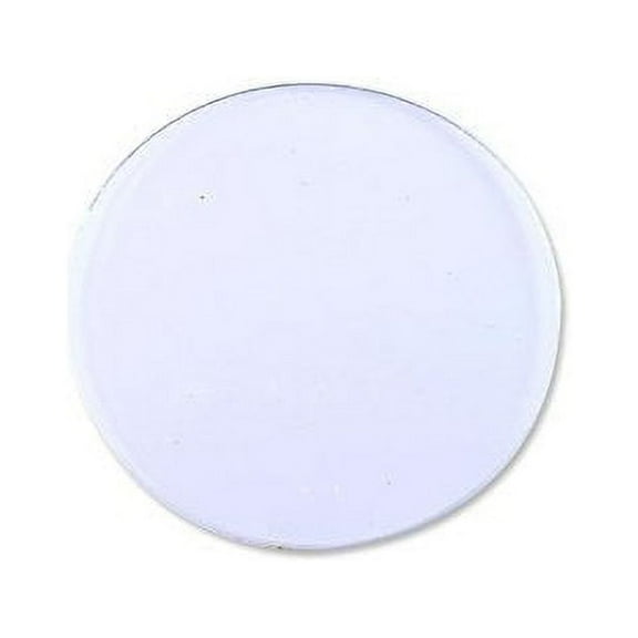 JewelrySupply Plastic Disc 1/2" Clear (10-Pcs)