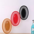thumbnail image 6 of Leaveforme 12Pcs Storage Basket Hollow Design Tableware Plastic Bread Fast Food Snack Plate for Home, 6 of 8
