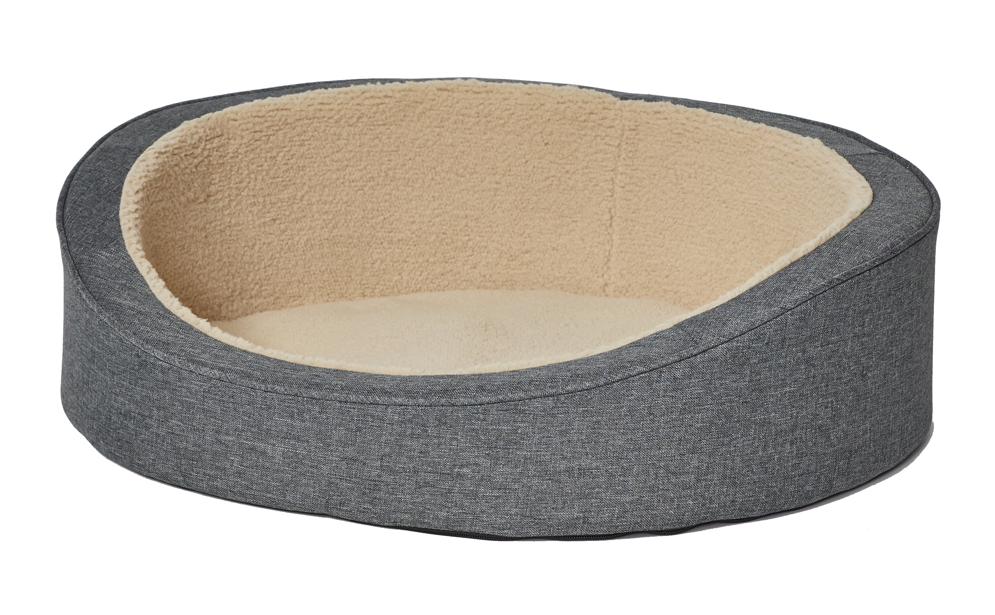 Small QuietTime Deluxe Hudson Pet Bed- Gray