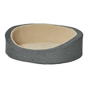 Angle View: MidWest Homes For Pets Small QuietTime Deluxe Hudson Pet Bed, Gray