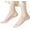 Pink, variant on 5 Pairs Sling Liner Socks, Women'S Ultra Low Cut No Show Half Liner Socks With Slingback