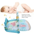 thumbnail image 5 of BIMZUC Baby Gyms Play Mat Infant Activity Play Piano Tummy Time Mat with Hanging Rattles Elephant and Rhinoceros Pattern, Multicolor, 5 of 9