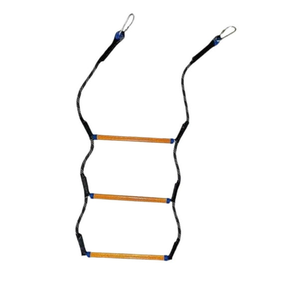 Colaxi Climbing Ladder Boat Rope Ladder Assist Boarding Ladder Portable Marine Rope Ladder Outdoor Ladder Rope Boating Ladder Stable