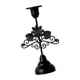 thumbnail image 4 of Candelabro cónico de hierro negro, mesa central, decoración de mesa, decorativa para dormitorio, ligera 55x175 cm, 4 of 9