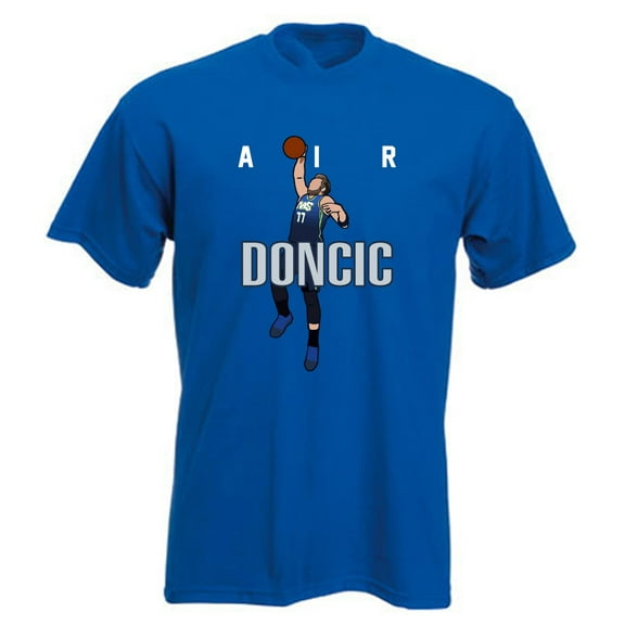 BLUE Mavericks Mavs Air Luka Doncic T-shirt ADULT