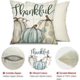 thumbnail image 6 of Fall Pillow Covers 18x18 inch Set of 4 Buffalo Plaid Fall Pumpkin Outdoor Throw Pillow Cover Autumn Thanksgiving Decoration for Home Couch Bed, 6 of 6