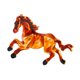 thumbnail image 1 of Broche de caballo estilo esmalte, diseño de línea suave, pin de animal con borde metálico, insignia de solapa para traje ligero, 1 of 7