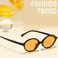 thumbnail image 5 of Fashion Small Frame Travel UV400 Protection Eyeglasses Oval Sunglasses Shades Small Round Sunglasses 1, 5 of 8