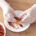 thumbnail image 4 of Neinkie 100Pcs Disposable Food Prep Gloves - Piece Plastic Food Safe Disposable Gloves, Food Handling, Transparent, One Size Fits Most for Household, Food Handling, Lab Work and More, 4 of 7