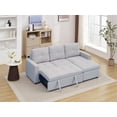 thumbnail image 3 of K-Living Jaxon Reversible Sectional/Sofa bed in Grey Fabric, 3 of 3