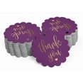 thumbnail image 2 of Inkdotpot Pack Of 100 Real Gold Foil Paper Tags Thank You Bridal Shower Favor Hang Tags, 2 of 6
