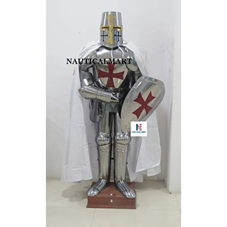 NAUTICALMART Medieval Knight Suit of Armor Crusader Full Body Armor Halloween Costume