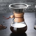 thumbnail image 5 of Minimalist Home Drip Coffee Maker Set with Glass Filter Cup - Compact 600ml Round-Bottom Pot for Daily Brewing, Portable Small Household Use, Modern Aesthetic Design, Affordable 5-10 Yuan Value, 5 of 5