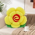 thumbnail image 5 of Uuowzo Flower Rose Pillow- Cute Decoration- Flower Cushion- Cushion- Sofa Pillow and Mattress- Suitable As Valentine Day Gift Valentine's Day Gift Self-love Gifts, Yellow, 5 of 6