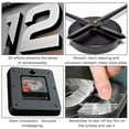 thumbnail image 4 of Luxtrada Modern Large 3D Frameless Wall Clock Stickers DIY Wall Decoration for Living Room Bedroom Office Home Decoration, 4 of 9