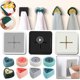 thumbnail image 2 of Self Adhesive Towel Plug Holder Wall Mounted Bathroom Towel Hook Storage Rack Waterproof, 2 of 5