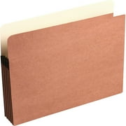 Wilson Jones® Red Rope File Pocket, 3 1/2" Expansion, 9 1/2" x 11 3/4" , Letter Size, Box of 10