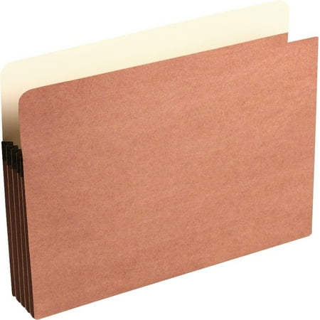 Wilson Jones® Red Rope File Pocket, 3 1/2" Expansion, 9 1/2" x 11 3/4" , Letter Size, Box of 10