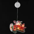 thumbnail image 3 of HONITANO 1Pack Santa Claus Sucker Light Multi Christmas Theme Window Sucker Lamp Led Light, 3 of 8