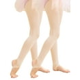 thumbnail image 2 of Daydance Girls Women Stirrup Dance Tights for Ballet, Gymnastics, School 2 Pairs, 2 of 6