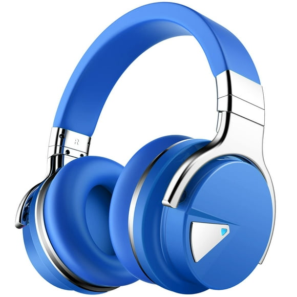 Auriculares Silensys E7 con cancelación activa de ruido Bluetooth, color azul