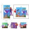 thumbnail image 3 of Libro de Tela Suave para Bebé Baoblaze Juguetes Educativos Oceano 23x11 cm, 3 of 7