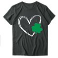 thumbnail image 1 of QIPOPIQ T-Shirts à Manches Courtes pour Femmes Col Rond T-Shirts de la Saint-Patrick T-Shirt Trèfle de la Saint-Patrick T-Shirt Vert T-Shirts Chanceux T-Shirts de Vacances T-Shirts Graphiques Offres, 1 of 3