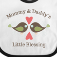 thumbnail image 4 of Inktastic Mommy & Daddy's Little Blessing Boys or Girls Baby Bib, 4 of 4