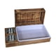 thumbnail image 2 of Comedero de heno para conejos, comedero de madera para conejos con bandeja sanitaria, bebedero para chinchillas, bandeja sanitaria, comederos para cer, 2 of 9