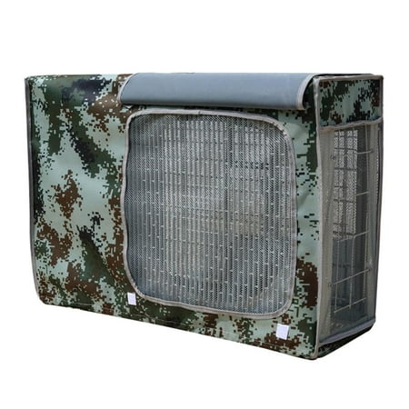 

Leking Air Conditioner Cover for Outside Units Window AC Cover Outdoor Camouflage Color Dust-Proof and Waterproof Air Conditioner Coverings for Outside Units Four-Season Defender noble