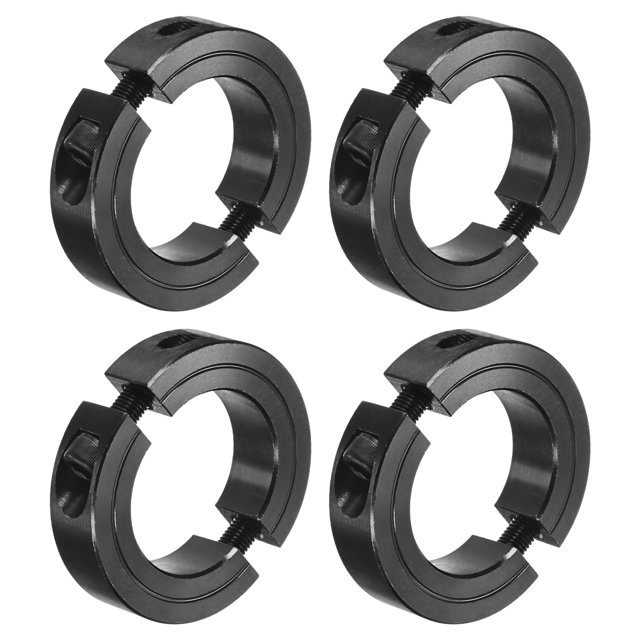 Conjuntos de Anillos de Eje de Doble División de 1-5/8" en Paquete de 4 para Uso Automotriz e Industrial