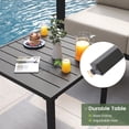 thumbnail image 4 of ELPOSUN 6 Pieces Patio Furniture Sets with 6" Thick Olefin Cushions, Metal Outdoor Sectional Furniture L Shape Patio Conversation Sets for Garden, Backyard, Black Frame, Beige, 4 of 9