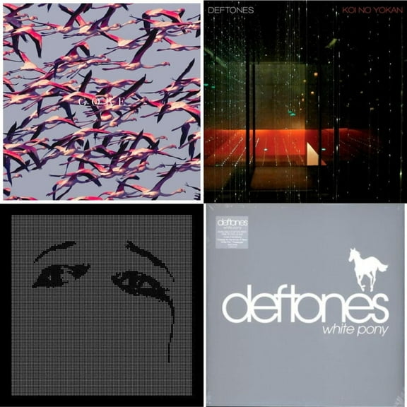 Gore (White LP Vinyl) & Koi No Yokan & Ohms & White Pony